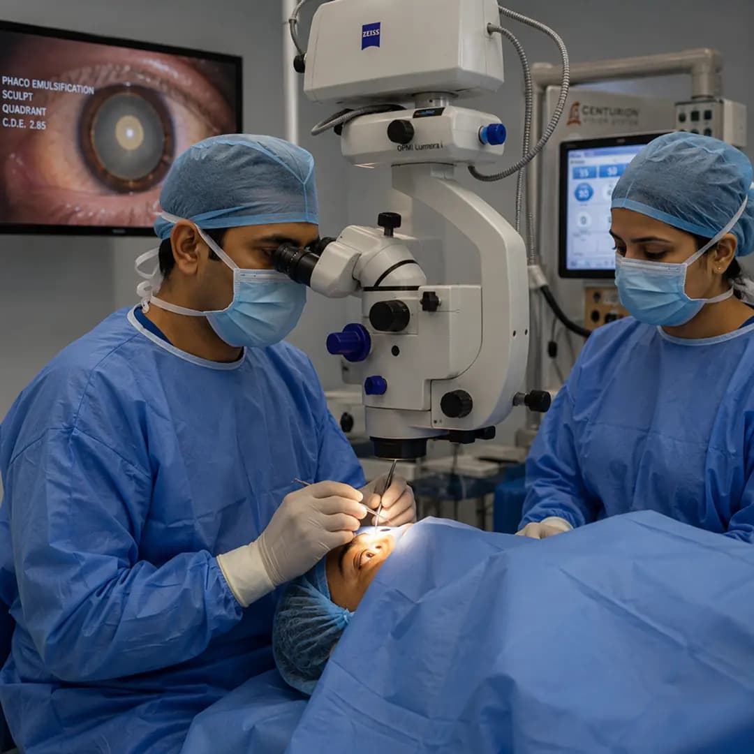 Cataract Surgery procedure screening and consulting visual